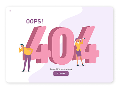 404 Page 404 404 page dailyui dailyuichallenge design illustration ui ux