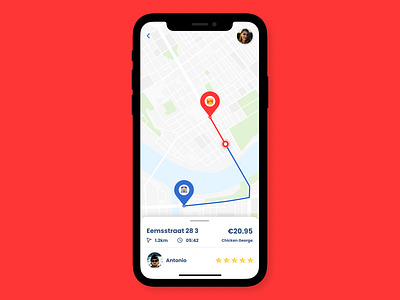 Location Tracker app dailyui dailyuichallenge delivery design location location tracker tracker ui ux