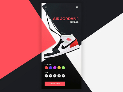 Customize Product air jordan customize dailyui dailyuichallenge design nike product shoes sneakers ui ux