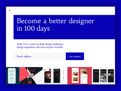 Redesign Daily UI Landing Page