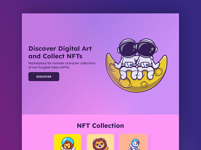NFT and Digital Art app art crypto design digital illustration nft ui ux web3