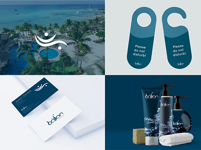 Baijan Hotel Brand Identity branding design graphic design hotel identity illustration logo waves