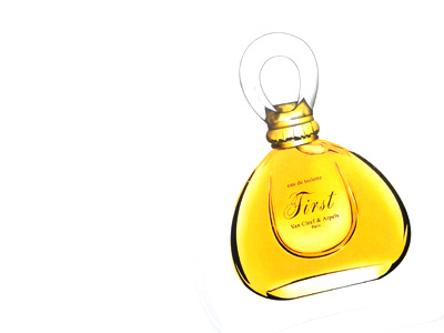 First Perfume - product design in photoshop product design visual design