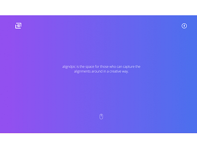 Aligndpic Website Design alignment creative designers display photographers ui ux visual design website