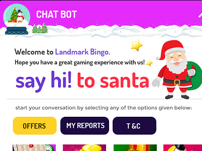 Bingo website Chat Bot Design