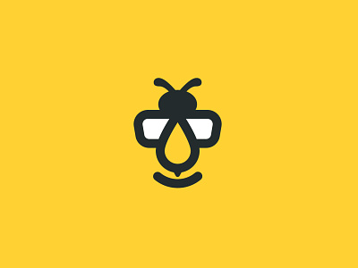 Happy Bee animal bee branding dribbble fly hive honey honeycomb icon insect kids logo logo design logogram mark nectar school smart smile startup