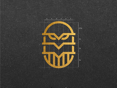 Strong Owl elegant fly gold identity jewelry logo logo design logogram logomark luxury mark owl owl logo power serious smart soldier strong strong logo symbol