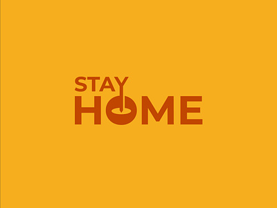 Stay Home branding brick creative logo dailylogo design government healthy home hospital house logo logo brand logo design logomark property quarantine real estate room startup wall