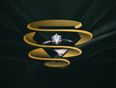 Diamond Wind branding diamond diamond ring fashion gem gold icon jewel jewellery logo jewelry jewelry logo logo logo design logo mark luxury brand luxury logo mark ring vector wind