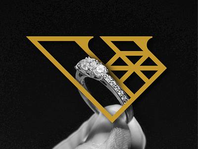 Verhiasan Jewelry branding diamond ring diamonds elegant gem jewel jewellery jewellery logo jewellery shop jewelry jewelry logo logo logo design logogram logomark luxury brand luxury logo typography v vector