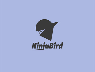 NinjaBird animal animal logo bird branding dailylogo dailylogochallenge dribbble logo logogram ninja ninja mascot logo design