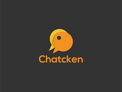 Chatcken Logo animal logo bird birds branding chat chicken chicken logo dailylogo dailylogochallenge dribbble logo logogram restaurant app restaurant branding restaurantlogo social yellow