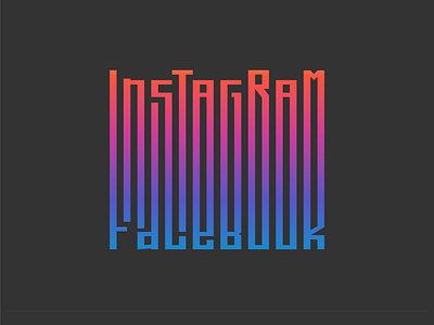 Instagram Facebook Gradient Logo