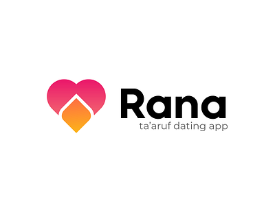 Rana Dating App animation branding dating dating app design flat icon illustration logo logo dating logo love logo mosque love mosque rana rana muslim dating app tinder ui ux vector
