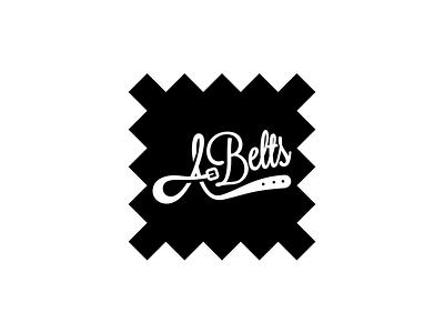 A-Belts belt belts a black logo cube