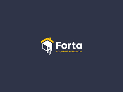 Forts forta home logo yellow