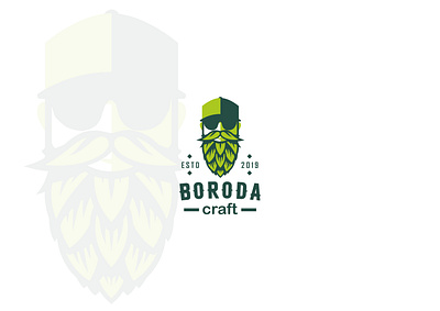 Boroda Logo beer boroda craft craftbeer illustration logo minimal
