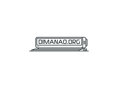 Dimanao computer monitors minimal logo
