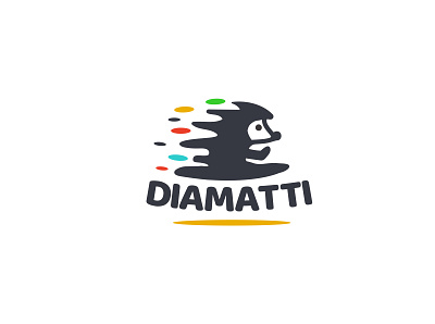 Diamatti branding design diamatti hedgehogс illustration logo vector