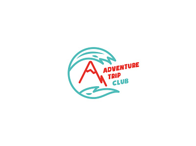 Adventure trip club a adventure logo branding trip club