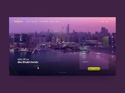 Hotel Booking booking form hotel hotel booking landing page search user interface uxui website