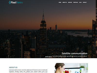 Satellite provider company website bootstrap4 css3 design html5 web web design web developer website wordpress design wordpress theme