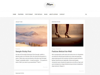 Blogex Grid View blog blogger clean creative design fashion gallery lifestyle minimal modern music personal