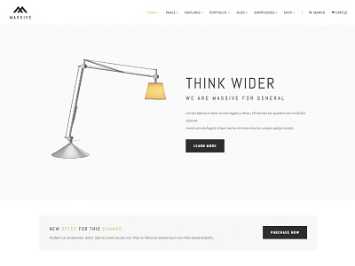 Massive multipurpose html theme corporate creative html site template theme web