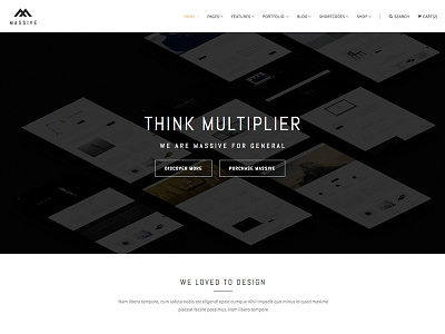 Massive multipurpose html theme corporate creative multipurpose site template theme web