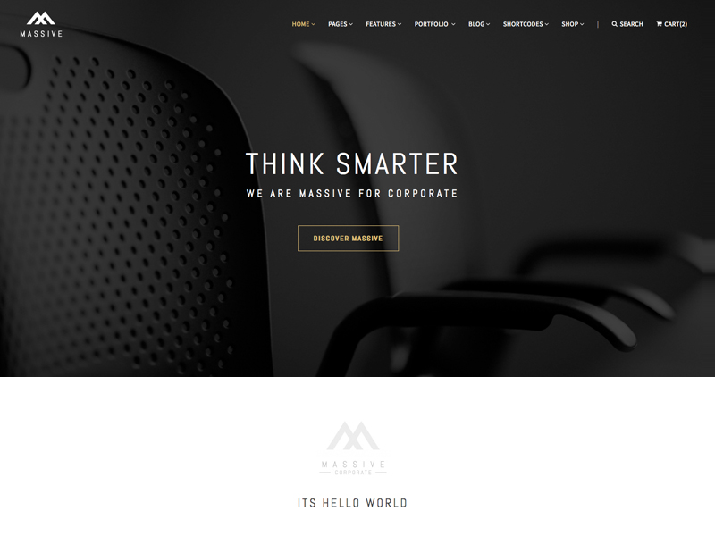 Massive Multipurpose Html Theme By Theme Bucket On Dribbble