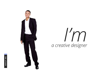 About Me page design