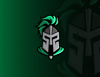 Gladiator design esport logo mascot