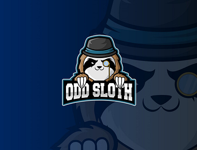 The Odd Sloth design esport logo mascot