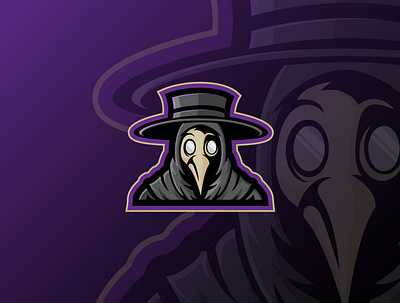 Plague Doctor design esport gamer gaming gaming logo logo mascot twitch twitch logo vector