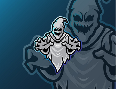 Ghost design esport gamer gaming gaming logo logo mascot twitch twitch logo web