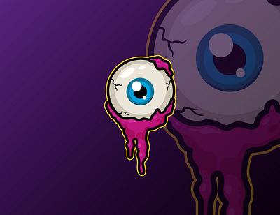 Eyeball design esport gamer gaming gaming logo illustration logo mascot twitch twitch logo