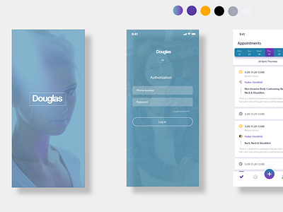 beauty App UI  Booking Appointment