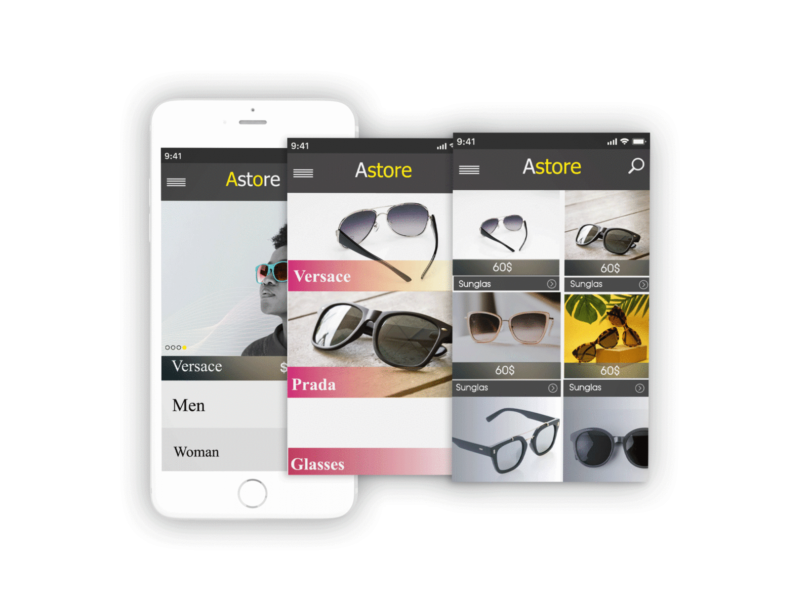 Sunglass shop App