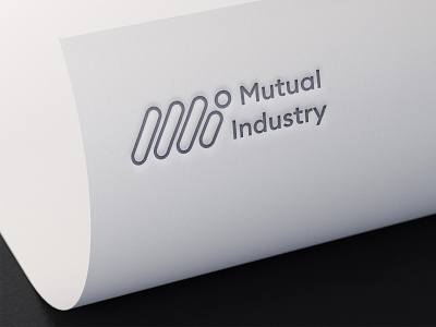 Mutual Industry Logo II brand design brand identity designer icon illustration illustrator logo concept logo mark logotype new design