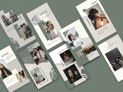 Emily - Instagram Templates creative design fashion graphic design instagram instagram template post design post instagram social media template