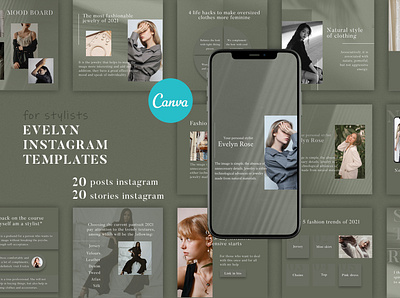 40 Instagram templates | CANVA canva creative fashion graphic design instagram instagram template post post design post instagram posts puzzles stories story template templates