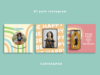 Confetti- Insta Templates |CANVA&PSD