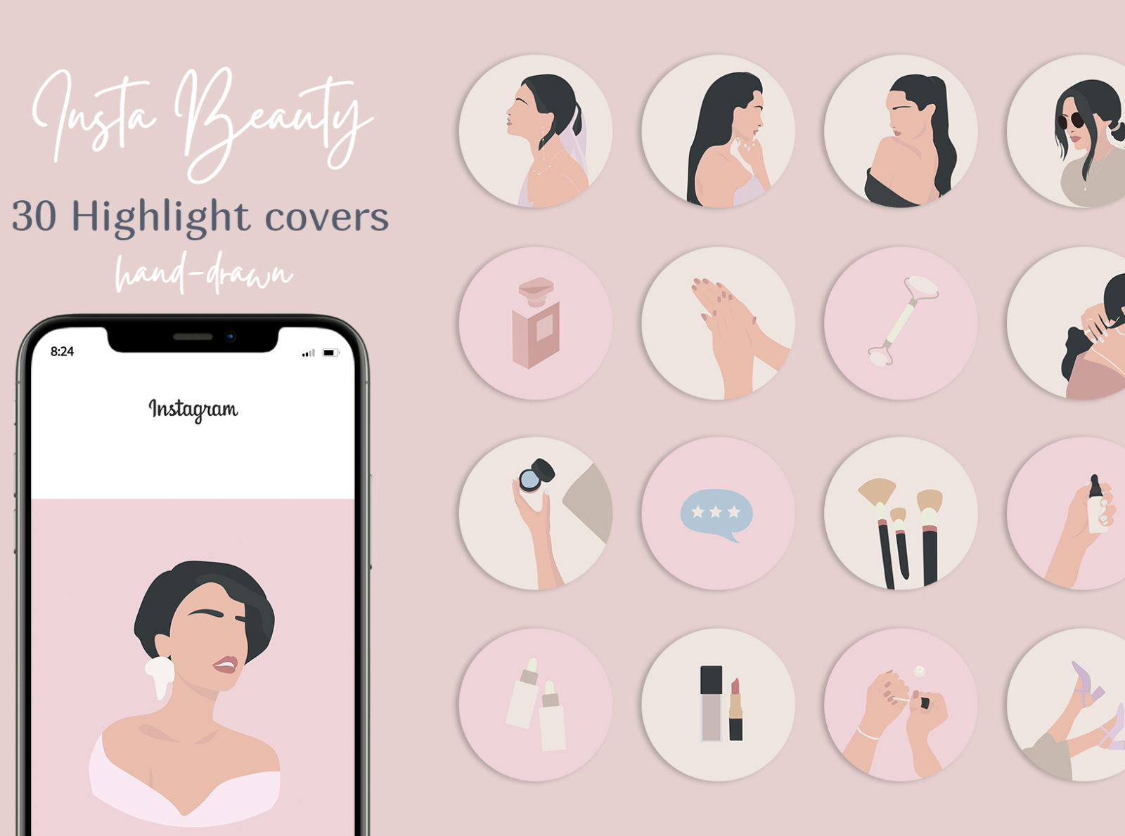 30 Instagram Highlight Covers By Tatiana On Dribbble