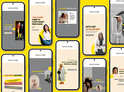 Instagram Creator For Coach | CANVA canva canva instagram canva templates coach creative design graphic design instagram instagram template post design social media template