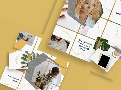 Geometry _instagram template design fashion geometry graphic design instagram instagram template personal brand post design post instagram puzzles social media template