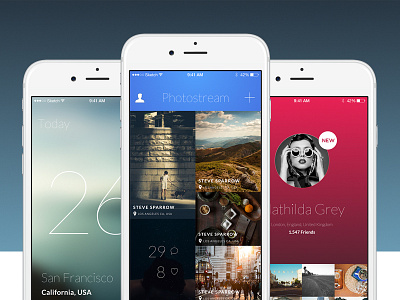 Minimal UI-Kit (.sketch) interface ios iphone kit sketch ui