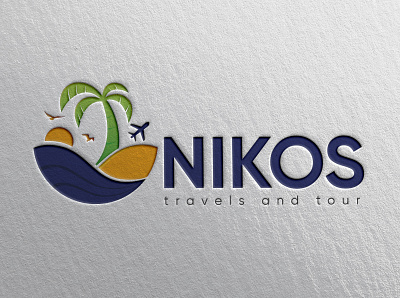 Nikos Logo branding design graphic design logo