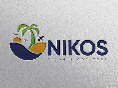 Nikos Logo branding design graphic design logo