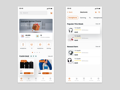 Ecommerce app design minimal pr ui ui design