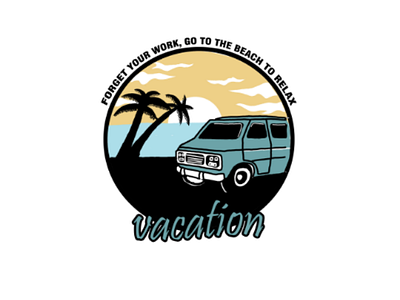 VACATION clothing graphicdesign illustration